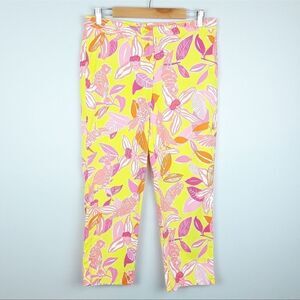 Lilly Pulitzer Pacific Wing Parrot Capri Pants 4